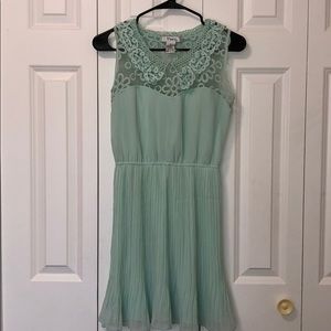 Light teal dress